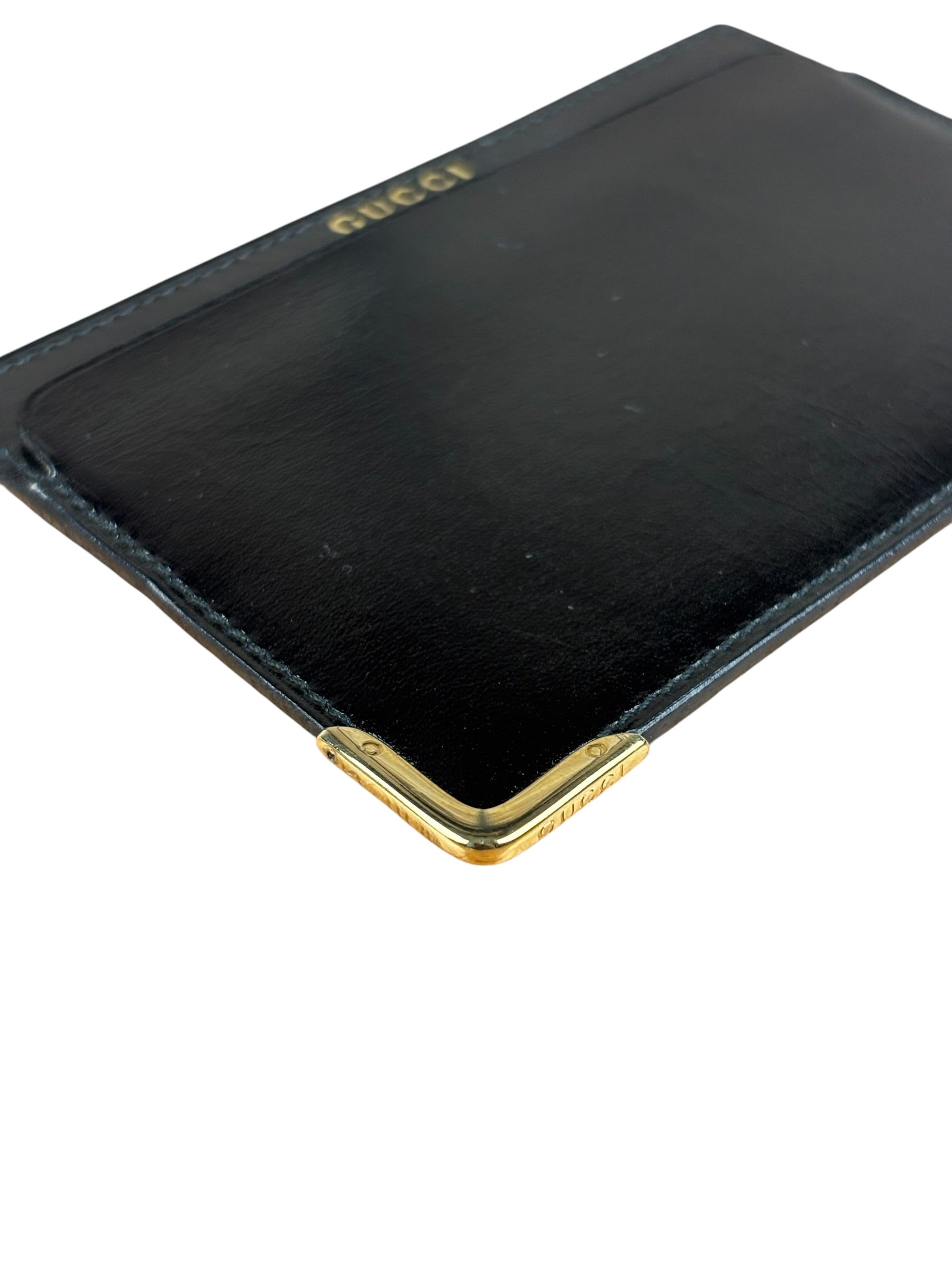 Gucci Black Leather Card Holder