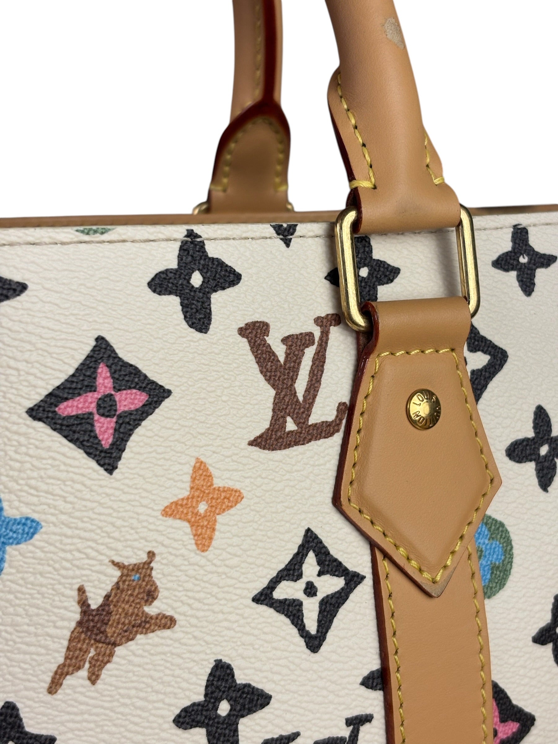 Louis Vuitton x Tyler Cream Monogram Craggy Sac Plat Tote