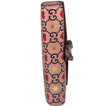 Gucci Pink Leather Dionysus GGCrystal Valentines Small Wallet On Chain