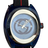 Gucci Sync Navy with Black Nylon Strap
