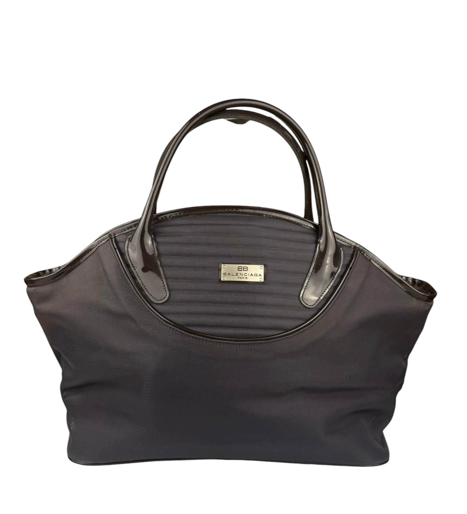 Balenciaga Vintage Grey Car Tire Shoulder Bag