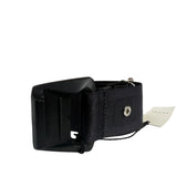 Gucci Purple/Black Leather Trim Nylon Webbing Ladder Lock Belt