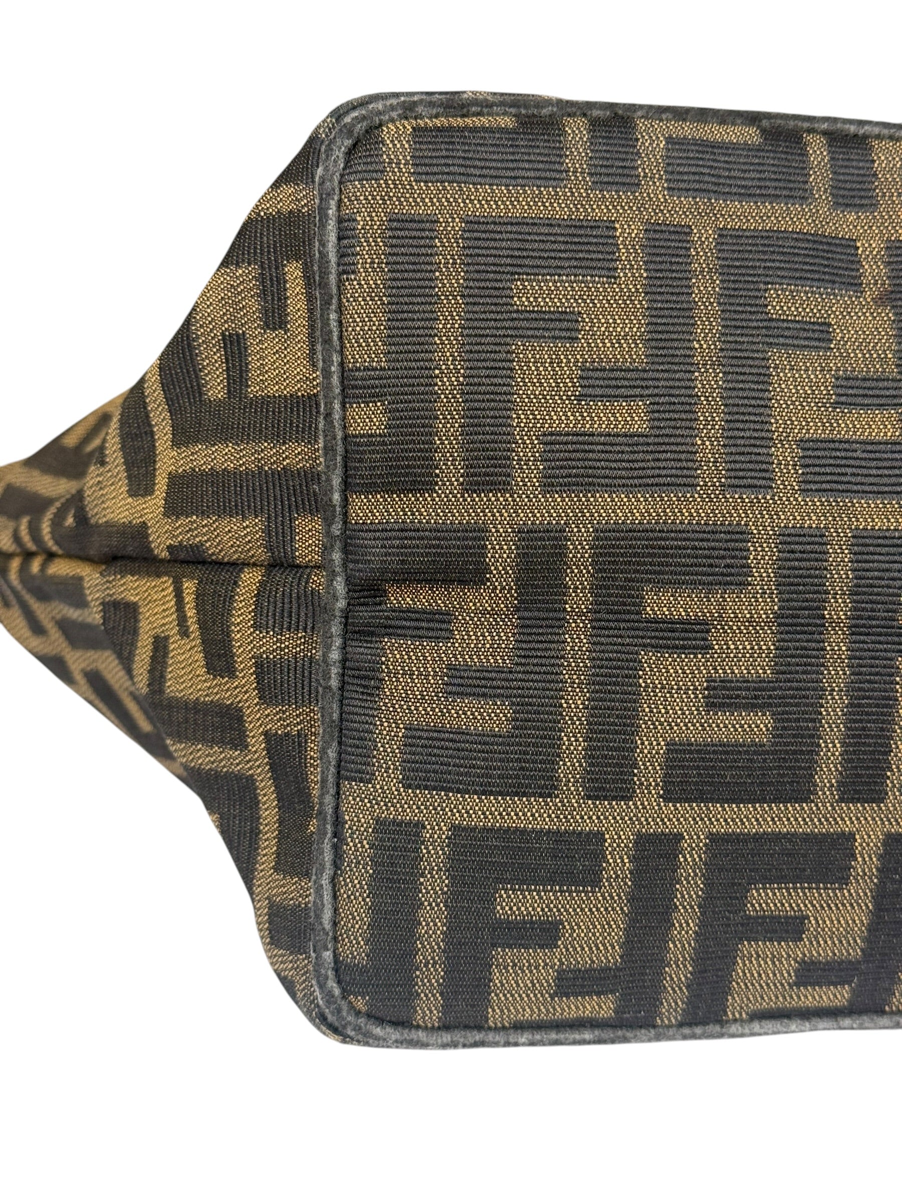 Fendi FF Vintage Zucca Print Top Handle Tote