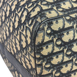 Christian Dior Vintage Black Trotter Boston Travel Bag