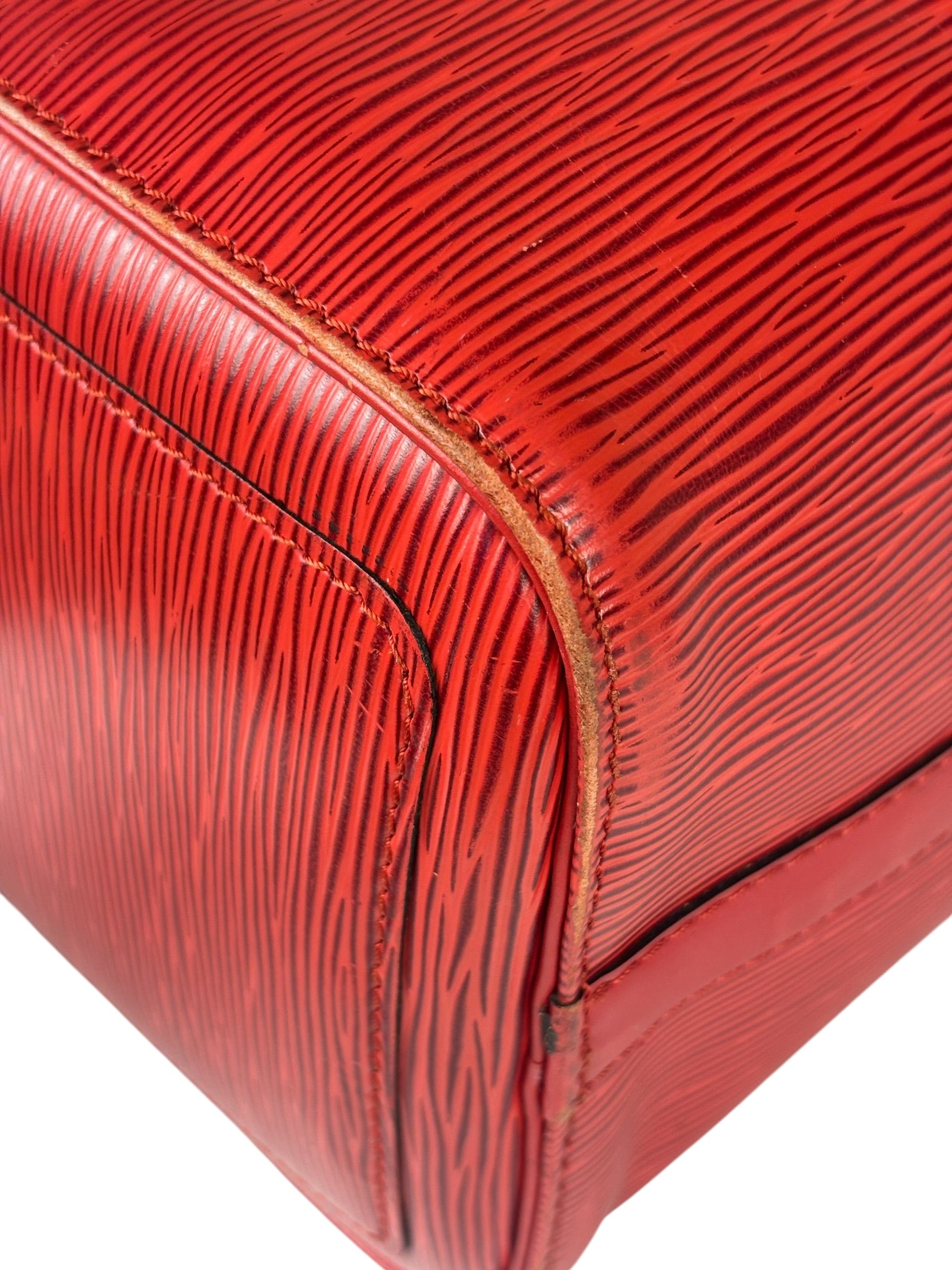 Louis Vuitton Red Epi Leather Speedy 25cm