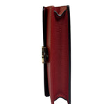 Gucci Red Leather GG Logo Wallet On Chain