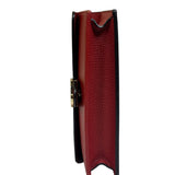 Gucci Red Leather GG Logo Wallet On Chain