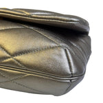 Saint Laurent Metallic Bronze Lambskin Quilted Le 57 Shoulder Bag