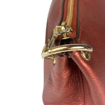 Coach Metallic Currant Leather Charley Crossbody