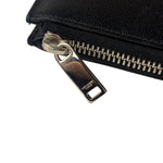 Yves Saint Laurent Black Pebbled Leather Pouch
