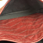 YSL Maroon Leather M Niki Shoulder Bag