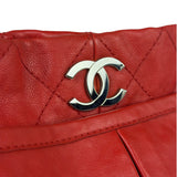 Chanel Red Quilted Leather Natural Beauty Chain Tote 2010