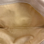 Chanel Cream Chevron Leather Outdoor Ligne Shoulder Bags  2005