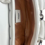 Gucci White Puffer Leather Horsebit Shoulder Bag