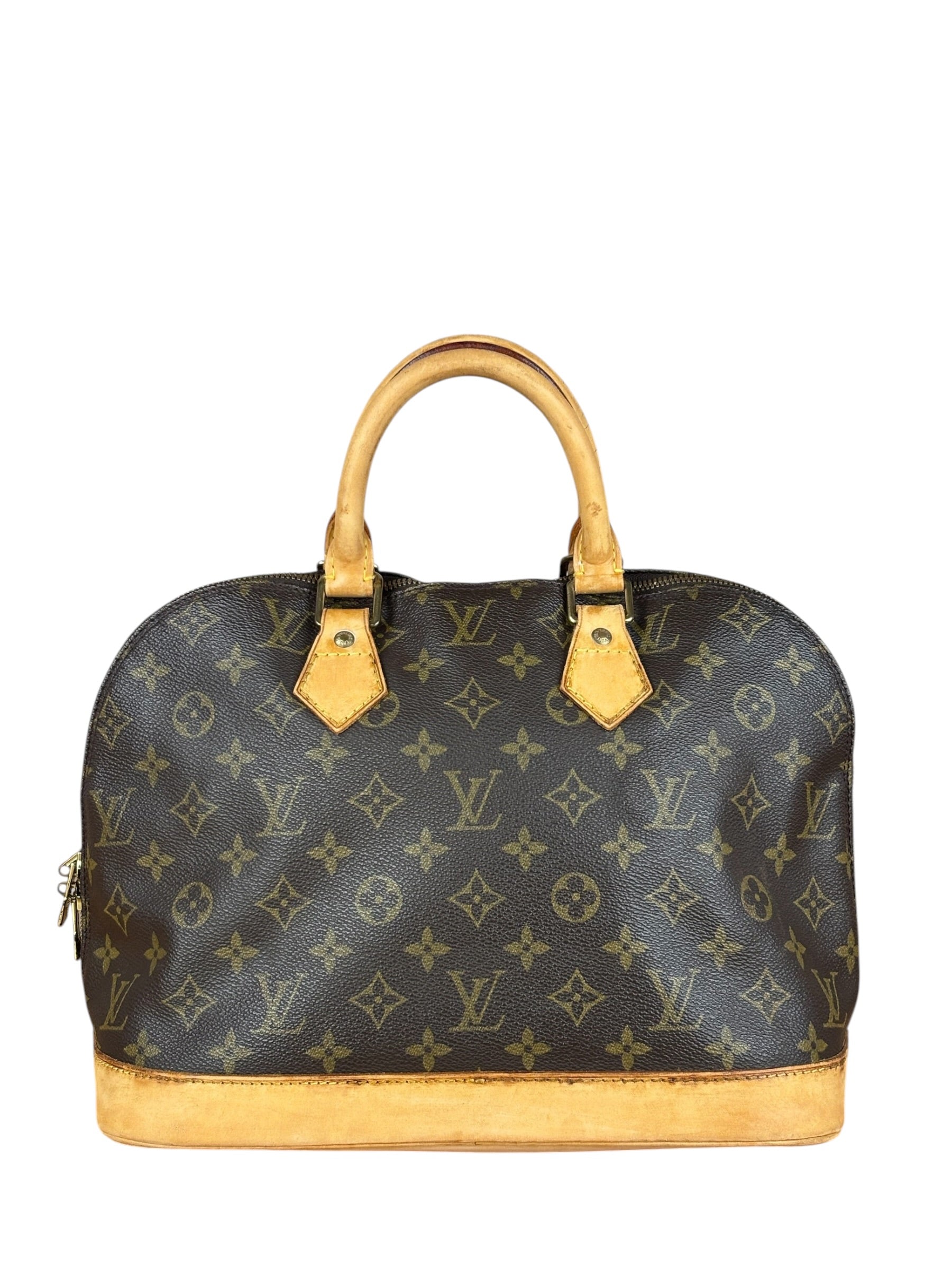 Louis Vuitton Canvas Coated Monogram Alma Hand Bag