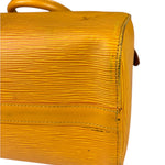 Louis Vuitton Yellow Epi Speedy 25