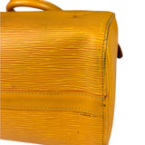 Louis Vuitton Yellow Epi Speedy 25