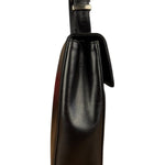 Prada Vintage Black Leather Top Handle Bag