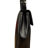 Prada Vintage Black Leather Top Handle Bag