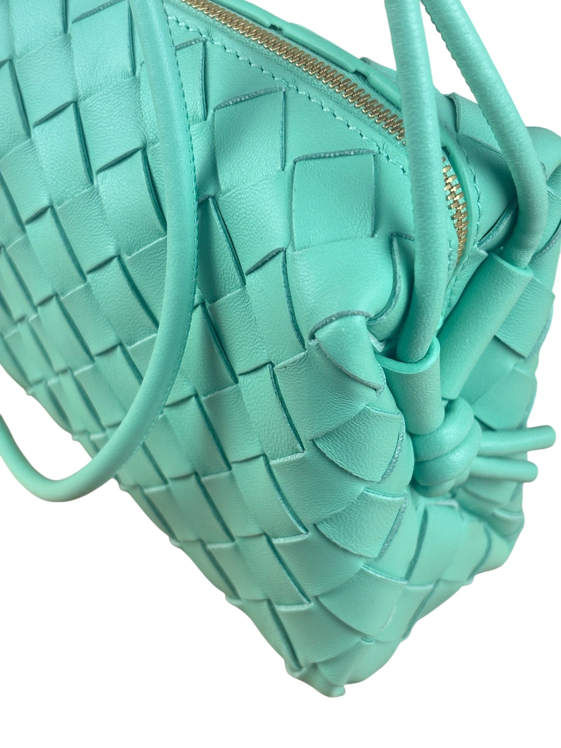 Bottega Veneta Mint Mini Loop Camera Bag