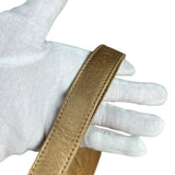 Chanel Gold Leather East West Shoulder Bag 2001