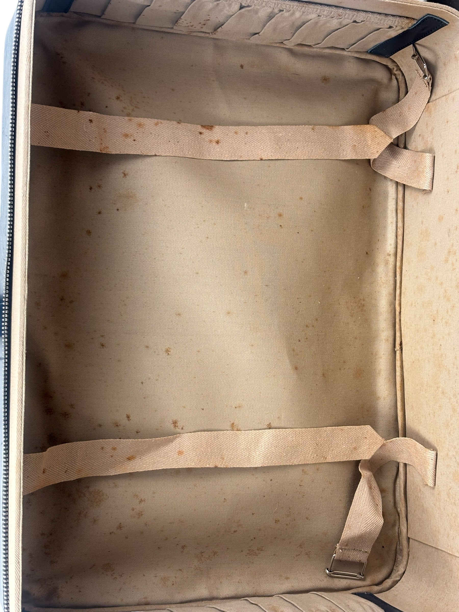 Christian Dior Vintage Navy Oblique Travel Bag