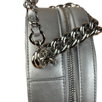Chanel Silver CC Round as Earth Chain 2Way Bag (Authentic Limited Edition Sample)