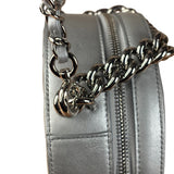 Chanel Silver CC Round as Earth Chain 2Way Bag (Authentic Limited Edition Sample)