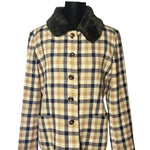 Burberry Check Button Up Jacket