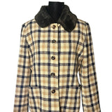 Burberry Check Button Up Jacket
