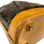 Louis Vuitton Black Vinyl/Leather Trim Cabas Ambre Tote PM