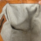 Gucci Vintage Denim Leather Trim Jackie Shoulder Bag