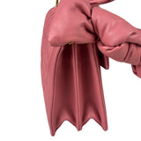 Miu Miu Pink Confidential Nappa Matelassè Leather Shoulder Bag