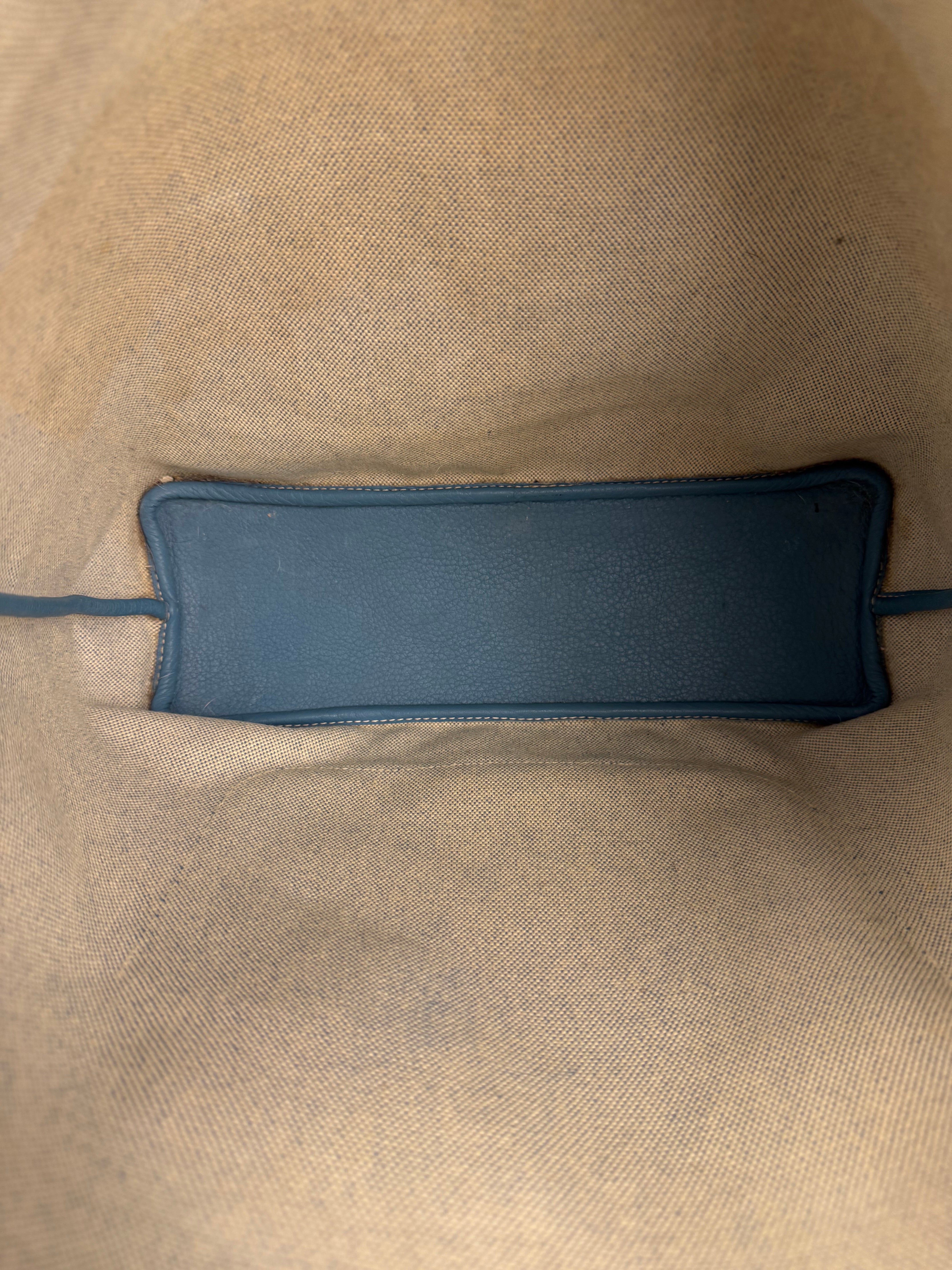 Hermès Blue Jardinier Tote