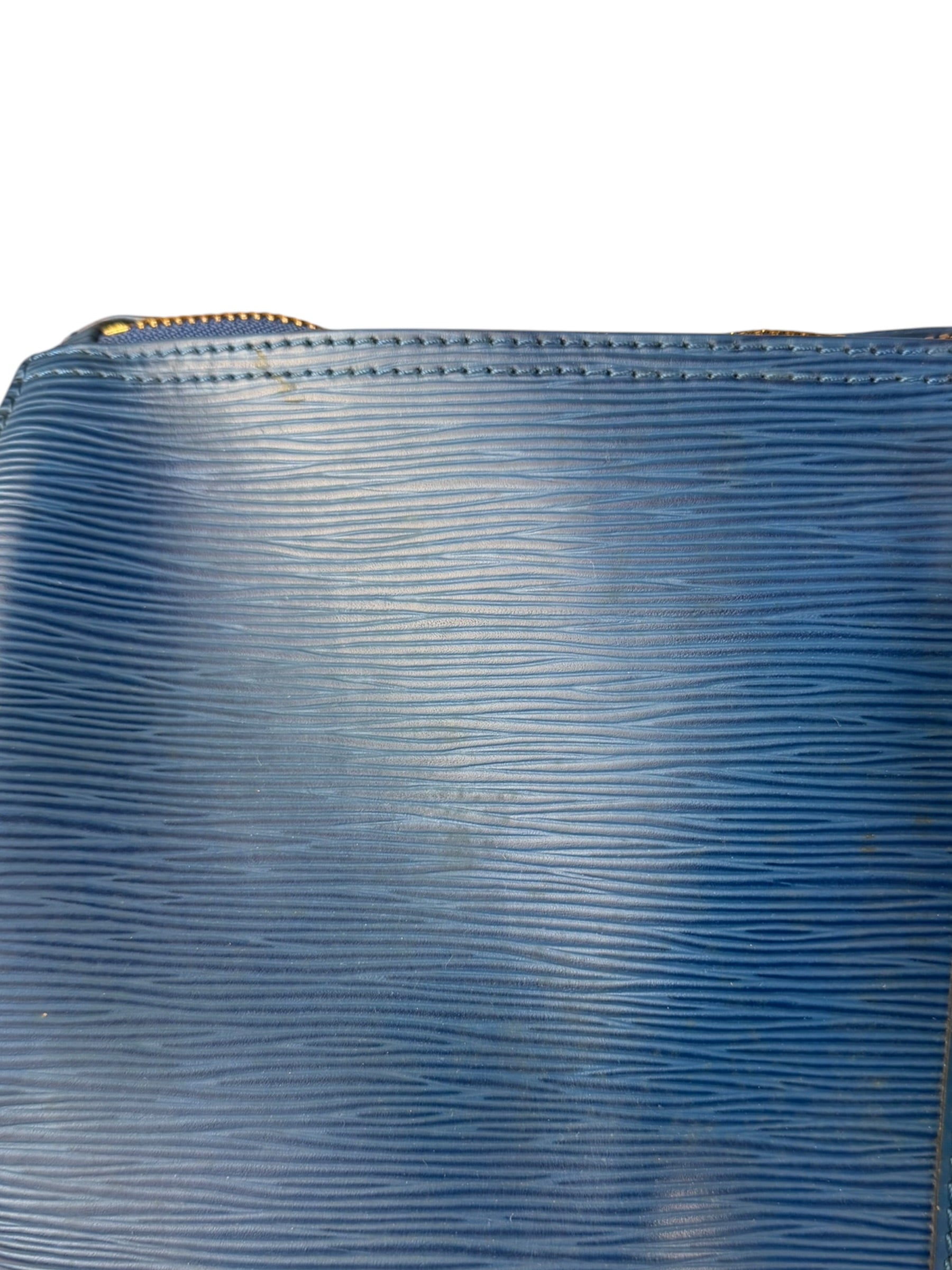 Louis Vuitton Vintage Blue Epi Leather Keepall