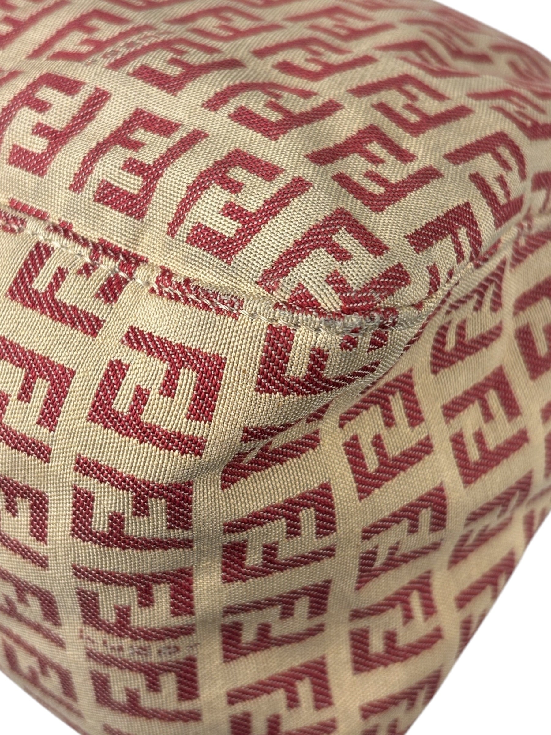 Fendi Vintage Red FF Mamma Baguette