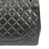 Chanel Black Quilted Leather Jumbo Classic Flap Bag 2009
