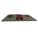 Gucci GG Supreme Kingsnake Hummingbird Embroidered Clutch Pouch