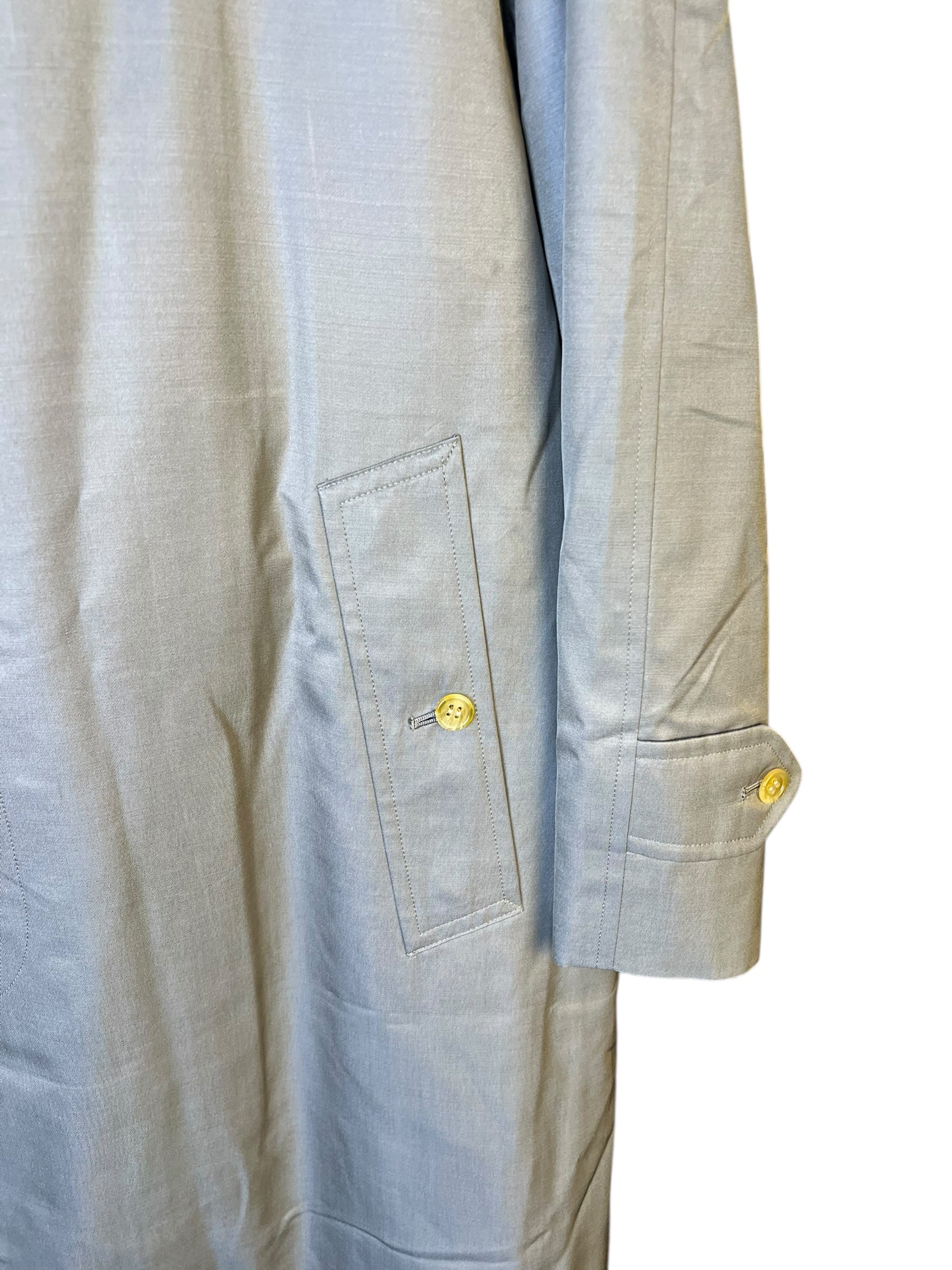 Burberry Vintage Grey Check Lined Coat