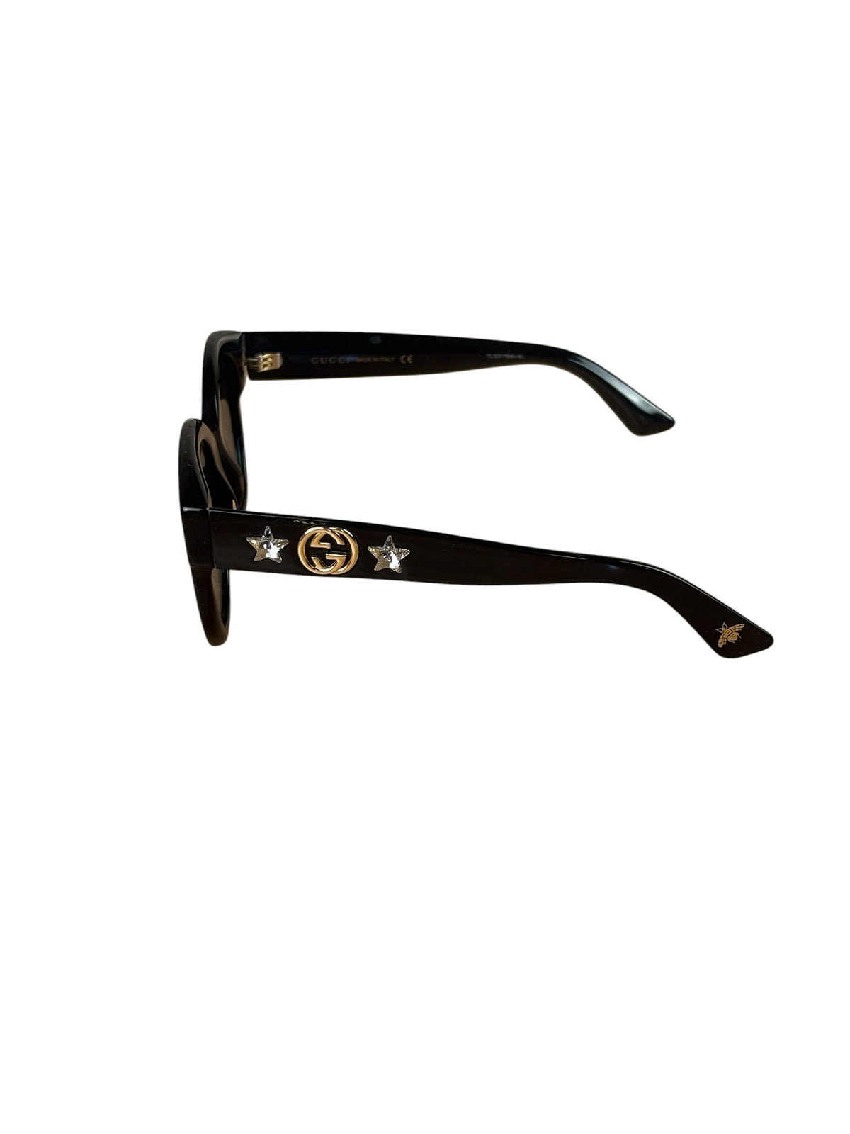 Gucci Black GG0207S Round-Frame Sunglasses
