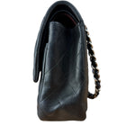 Chanel Classic Quilted Black Double Flap Bag 2003