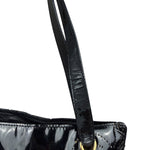 Chanel Black Patent Floral Cutout Tote (Patent Damaged) 2003