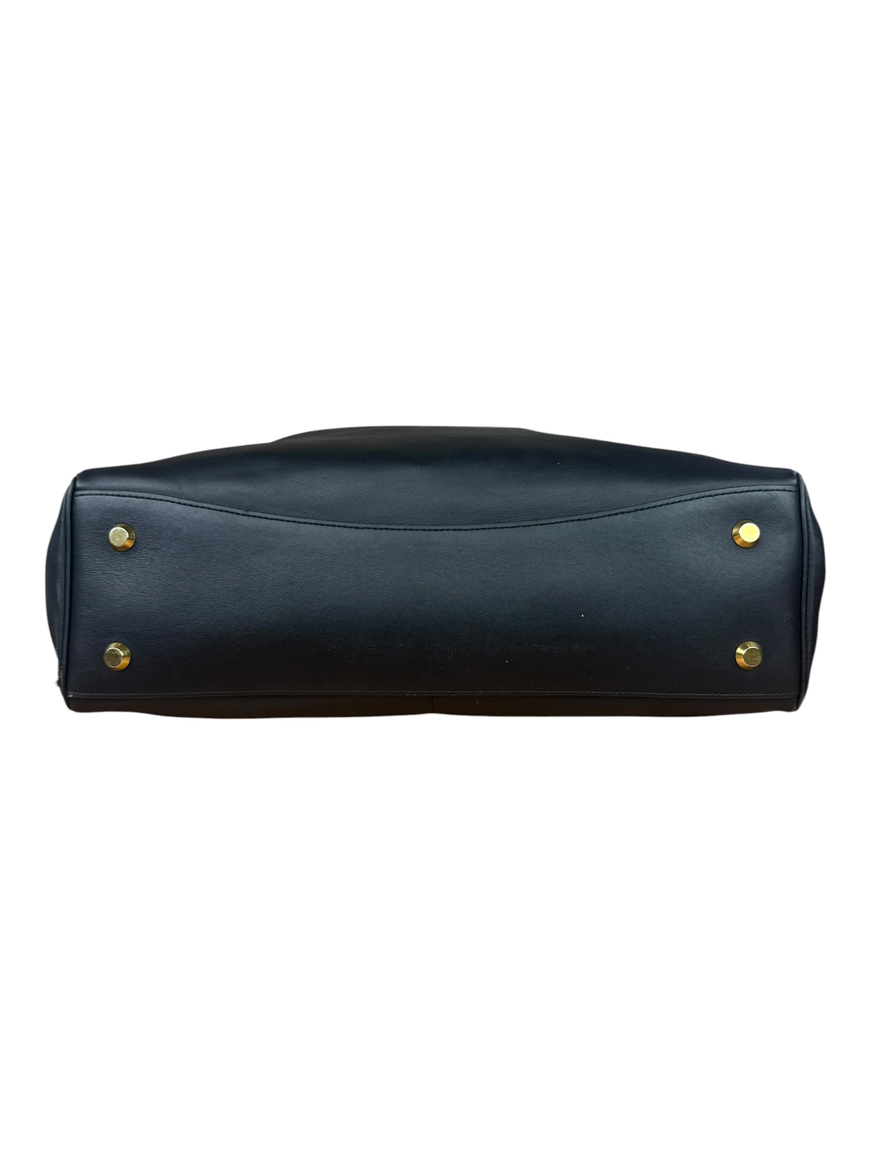 Balenciaga Large Rodeo Leather 2Way Handbag Black