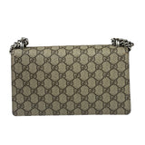 Gucci Beige Leather GG Dionysus Shoulder Bag