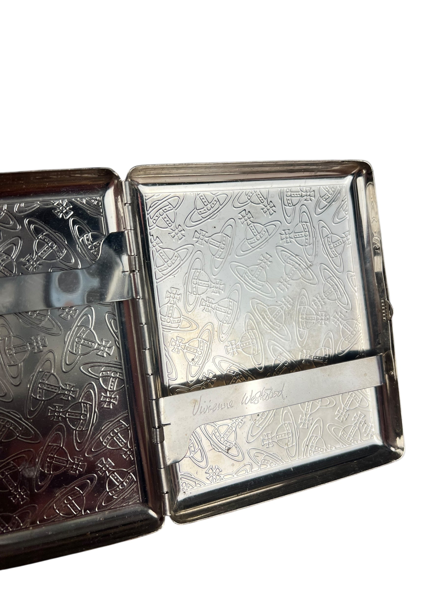 Vivienne Westwood Metal Slim Orb Silver Case