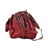 Chloe Red Leather Paddington Medium Satchel Two-Way Bag