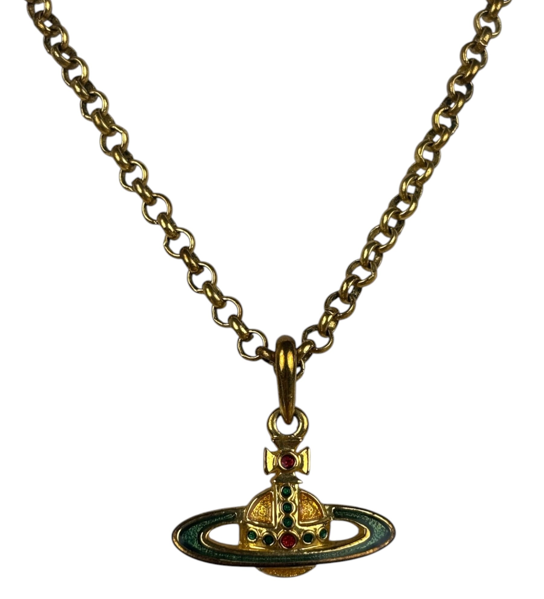 Vivienne Westwood Gold-Tone Pendant Necklace