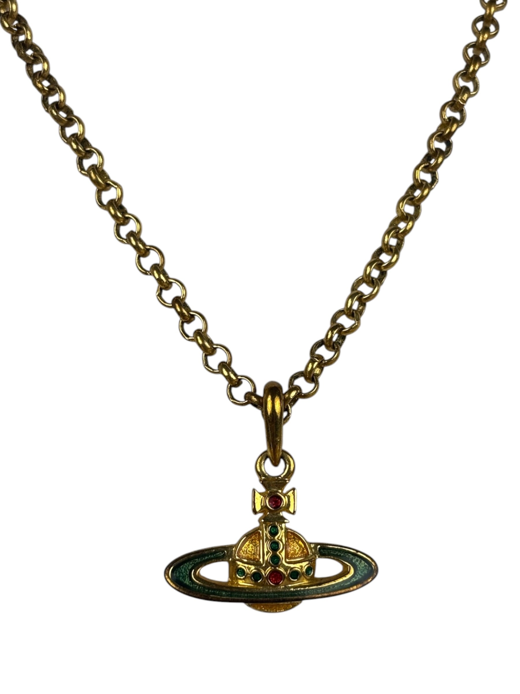 Vivienne Westwood Gold-Tone Pendant Necklace