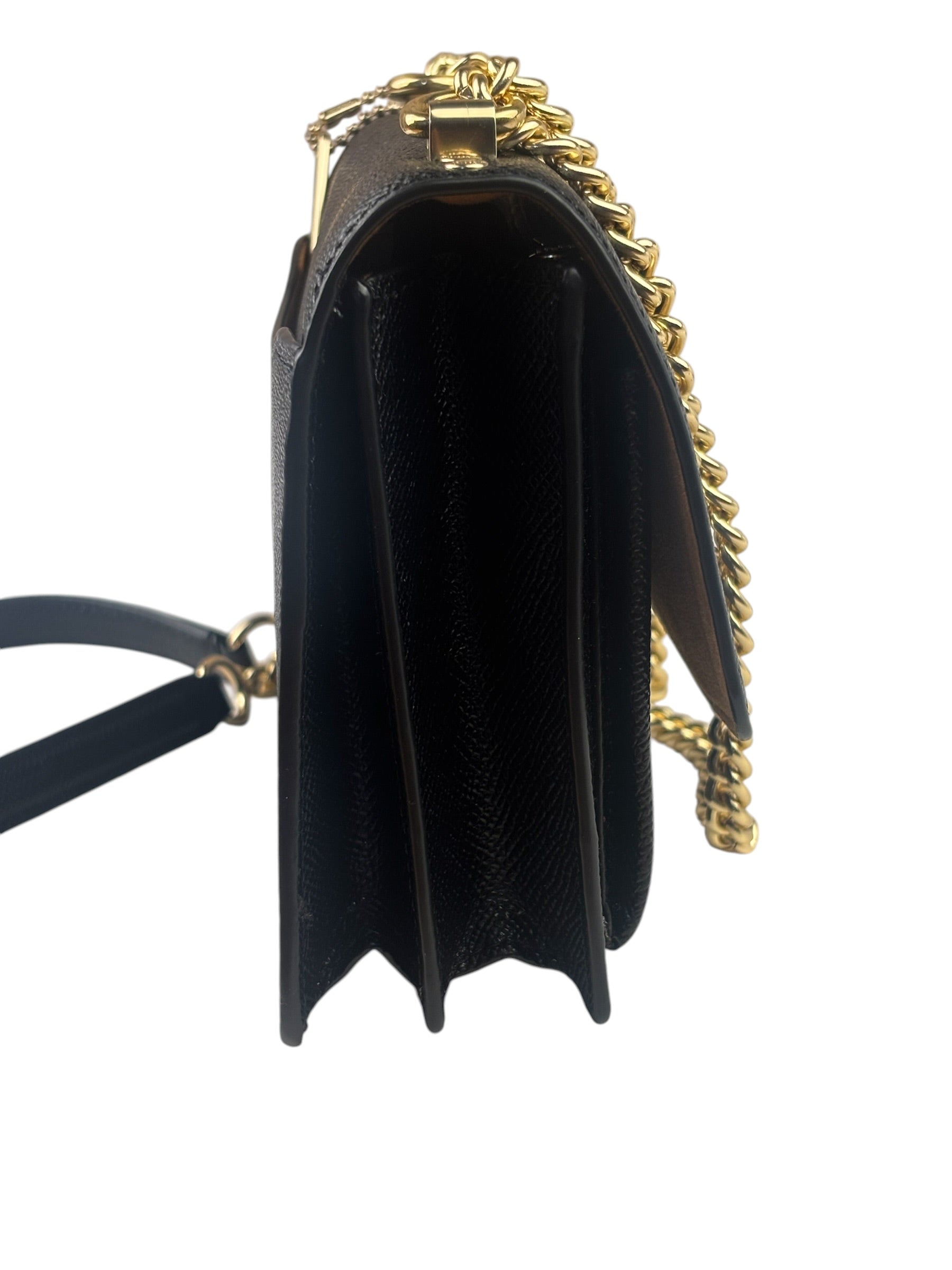 Coach Black Leather Klare Crossbody Bag
