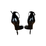 Saint Laurent Glossy Black Logo Heels